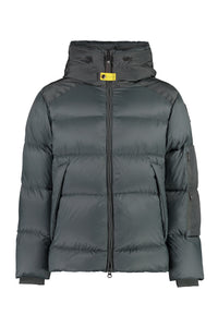 Lexert hooded nylon down jacket